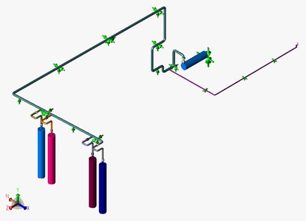  Pipe stress analysis of natural gas terminal using CAESAR II